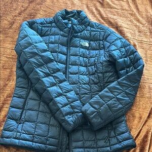 The North Face Women's Blue Quilted Jacket